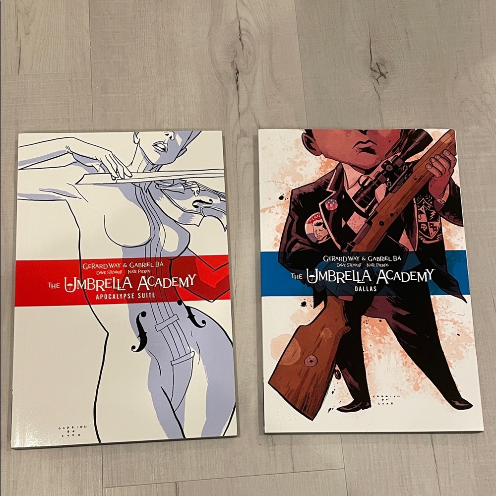 Umbrella Academy - 2 Graphic Novels  - #s 1 & 2 from Dark Horse Comics